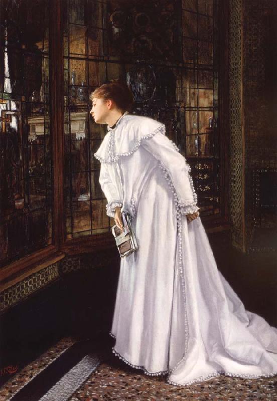 James Tissot THe Staircase Sweden oil painting art